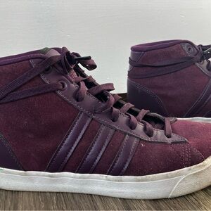 Purple High-Top Sneakers
